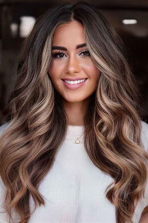 long hairstyles brown hair|More.